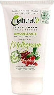 Scrub Corpo Esfoliante Natural'è 150ml - Ricco di Estratto di Melograno - Cura della Pelle Naturale