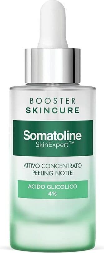 Siero Viso Esfoliante Somatoline SkinExpert Skincure Booster con Acido Glicolico 4,5% - 30ml: Trattamento Intensivo Esfoliante e Rigenerante per la Pelle