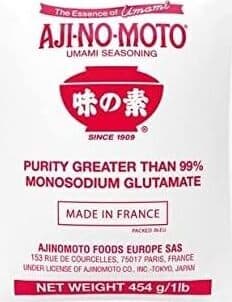 Ajinomoto Insaporitore di Cibo a Base di Glutammato Monosodico Qualità Premium - 454g