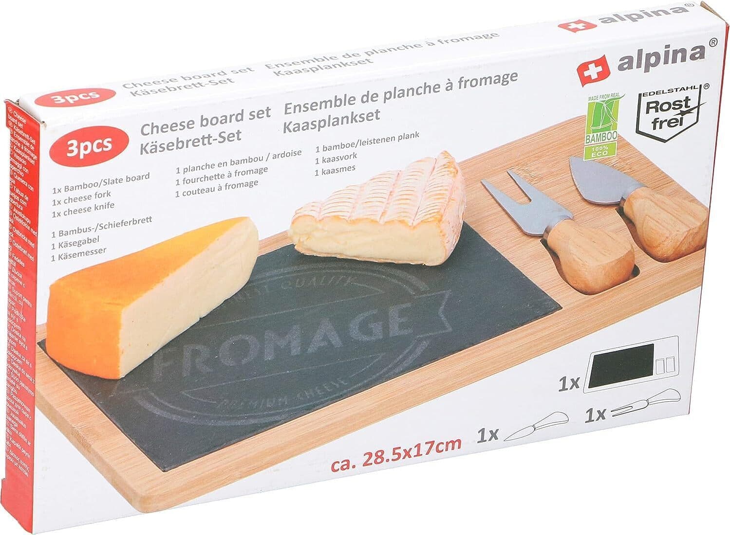 Set di Coltelli per Formaggi Alpina 871125210975 in Legno - Kit Completo