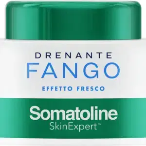 Somatoline Fango Drenante Effetto Fresco con Argilla Nera 500g - Vaso | Trattamento Anticellulite Intensivo