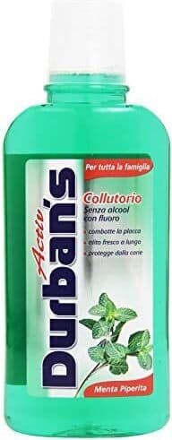Collutorio Senza Alcool con Fluoro Durban 500ml - Cura Completa per l'Igiene Orale