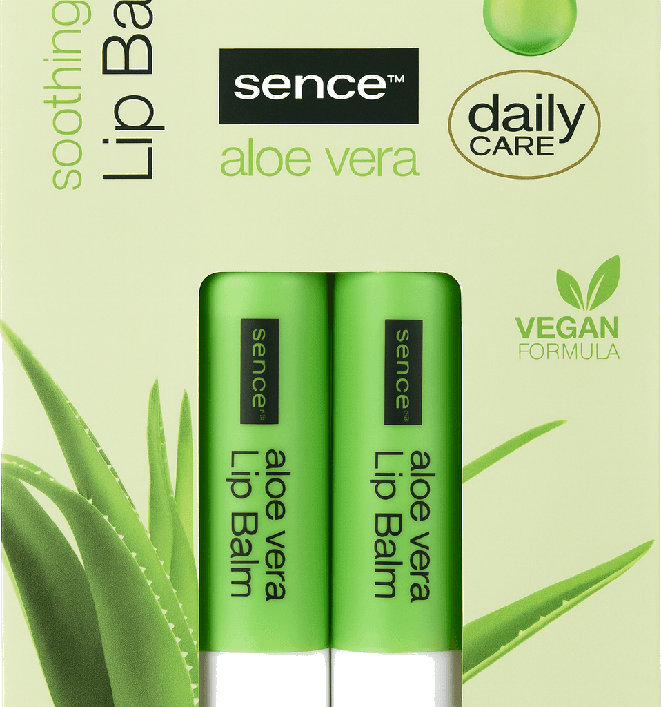 Burrocacao Sence Beauty Balsamo Labbra Aloe Vera Daily Care Duetto - Idratante Protettivo