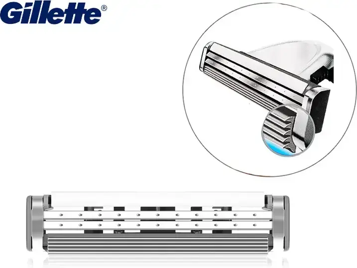 Lame di ricambio Gillette Sensor Excel - Pacco da 5 - Compatibilità Universale con Rasoio Sensor Excel