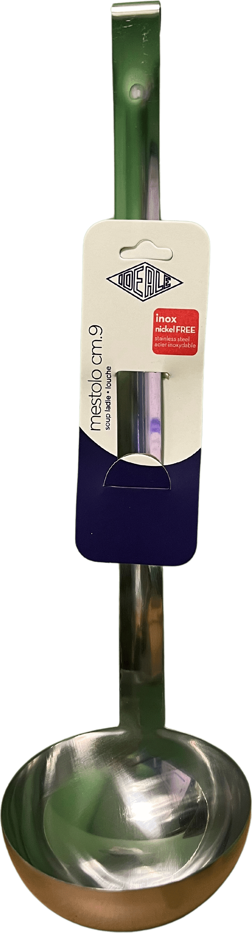 Mestolo Professionale da Cucina, Acciaio Inossidabile, 9 cm - Ideale per Servire